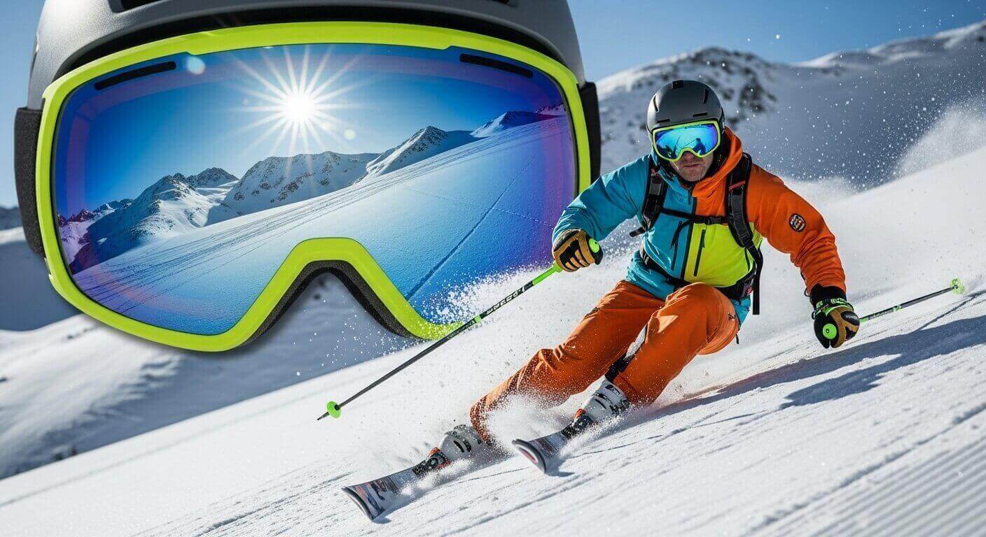 설맹, 눈 화상, 스키 선글라스, 스키 고글, 광각막염, 자외선 각막, 스키장 눈 보호, 설맹 증상, 눈 화상 응급처치, 겨울 스포츠 눈 건강