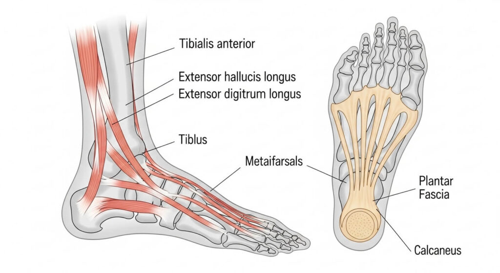 족저근막염, 족저근막염 치료, 발바닥 통증, 발등 통증, 낫지 않는 족저근막염, 족저근막염 원인, 족저근막염 운동, 발등 강화 운동, 스본스도, 족저근막염 신발