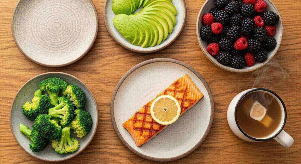 diet after 50, anti-aging foods, healthy aging, reduce inflammation, insulin resistance diet, brain health foods, low GI foods, what to eat after 50, foods for longevity, collagen sources