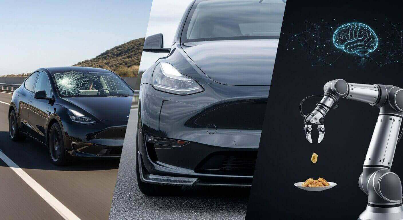 Tesla FSD saves life, Tesla FSD safety, Model Y Performance 2024, Neuralink robotic arm update, Alex Conley Neuralink, Tesla meteor strike, FSD Israel, Franz von Holzhausen, BCI technology, Tesla