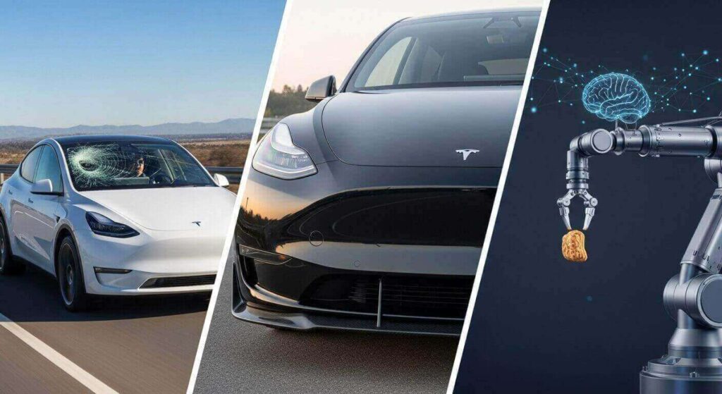 Tesla FSD saves life, Tesla FSD safety, Model Y Performance 2024, Neuralink robotic arm update, Alex Conley Neuralink, Tesla meteor strike, FSD Israel, Franz von Holzhausen, BCI technology, Tesla