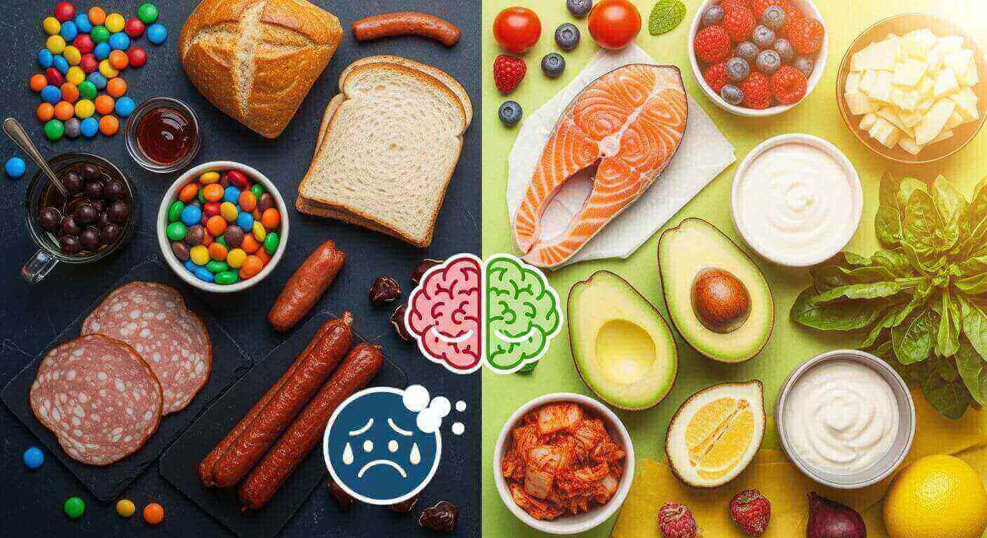 Serotonin, gut health, gut-brain axis, serotonin foods, nutritional psychiatry, serotonin diet, mental health, gut microbiome, probiotics, prebiotics, how to increase serotonin