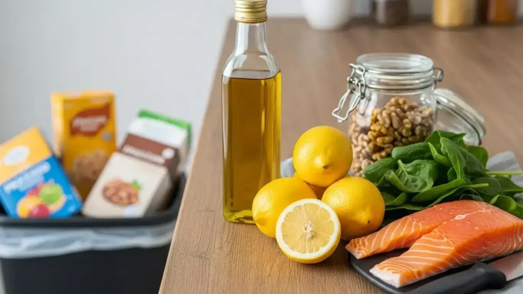 Anti-aging diet for men over 40 to boost energy, testosterone boosting foods, diet for men over 40 to lose belly fat, high protein diet for older men, natural energy boosters for men, male menopause diet, sarcopenia prevention diet, foods to increase male vitality.