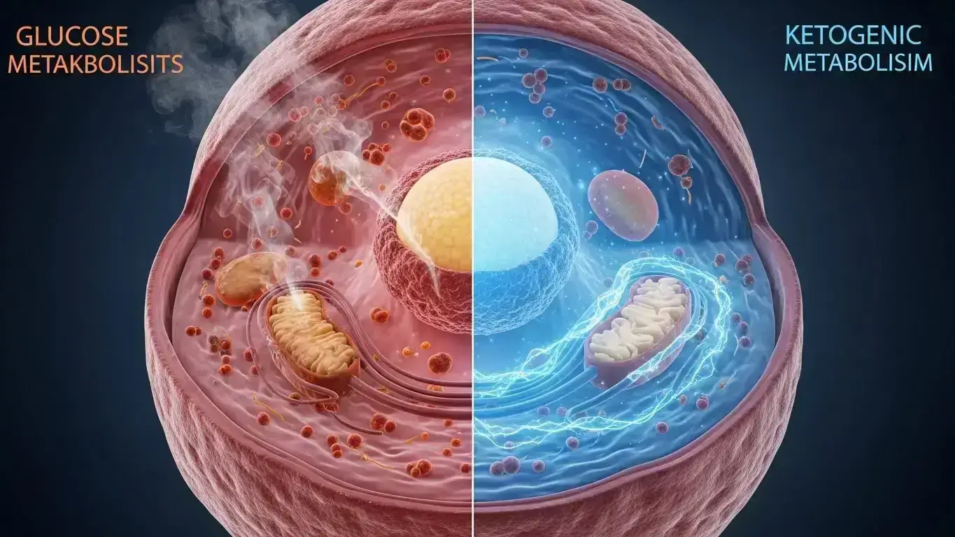 Ketogenic diet anti-aging effects on metabolism, ketosis and longevity, metabolic flexibility, mitochondrial biogenesis keto, clean keto meal plan, anti-inflammatory diet, oxidative stress reduction, BHB anti-aging benefits, prevention of glycation, neuroprotective diet.