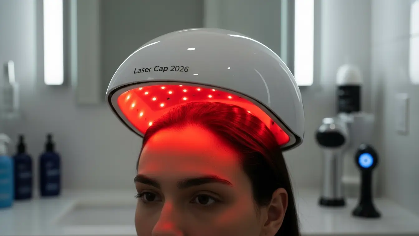 Red Light Therapy Scalp, LLLT Hair Growth, Laser Cap 2026, Photobiomodulation for Hair, Best Hair Growth Devices, Scalp Care Tech, Hair Loss Treatment at Home, Smart Laser Helmet, LED Scalp Therapy, Hair Density Gadgets.