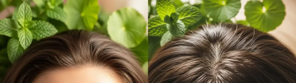 improve scalp health naturally, scalp microbiome 2026, natural hair growth tips, Gotu Kola for hair, peppermint oil for scalp, DIY scalp treatment, dry scalp remedies naturally, scalp massage routine