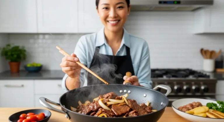 Beef and Onion Stir Fry, Velveting Beef, Chinese Cooking Secrets, Easy Dinner Recipes, Tender Beef Tips, Stir Fry Technique, Umami Sauce, Home Cooking Guide, Healthy Beef Recipes, Restaurant Style Stir Fry