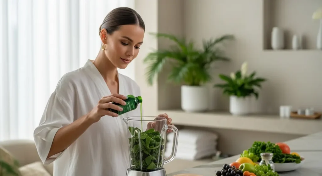 Chlorophyll benefits, Liquid chlorophyll, Chlorophyllin vs Chlorophyll, Science-backed health benefits, Detoxification, Skin healing supplements, Antioxidant foods, Cancer prevention research, Weight loss satiety, Green water trend.