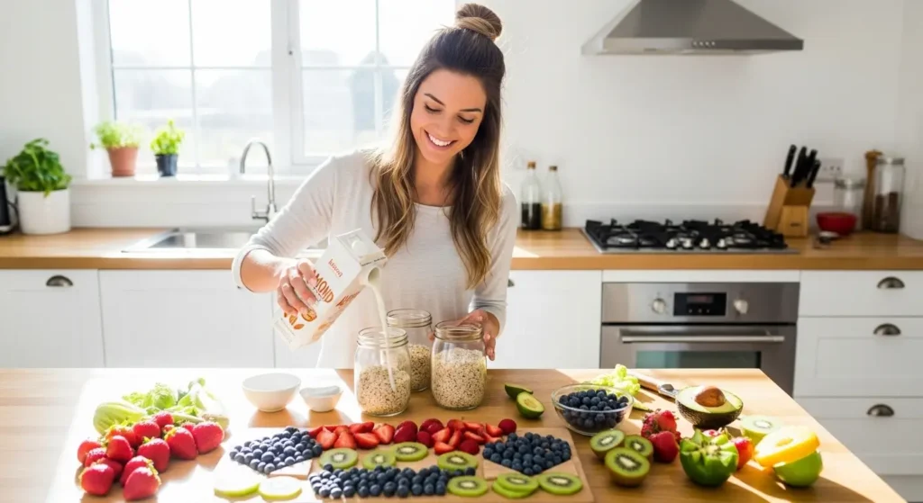 High-Protein Overnight Oats, Proats Recipe, Weight Loss Breakfast, 47g Protein Meal, PFF Formula, Blood Sugar Stabilization, Healthy Meal Prep, Benefits of High-Protein Oats, Satiety Boosting Foods, Autumn Bates Recipe
