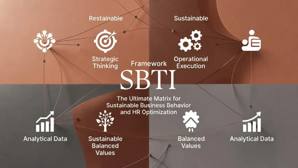 SBTI 개념, 지속가능한 행동 지표, MBTI SBTI 차이, 비즈니스 성향 테스트, 기업 HR 전략, 역량 평가 도구, 갈등 관리 솔루션, 커리어 로드맵 설계, ESG 인재 관리, 직무 적합도 검사