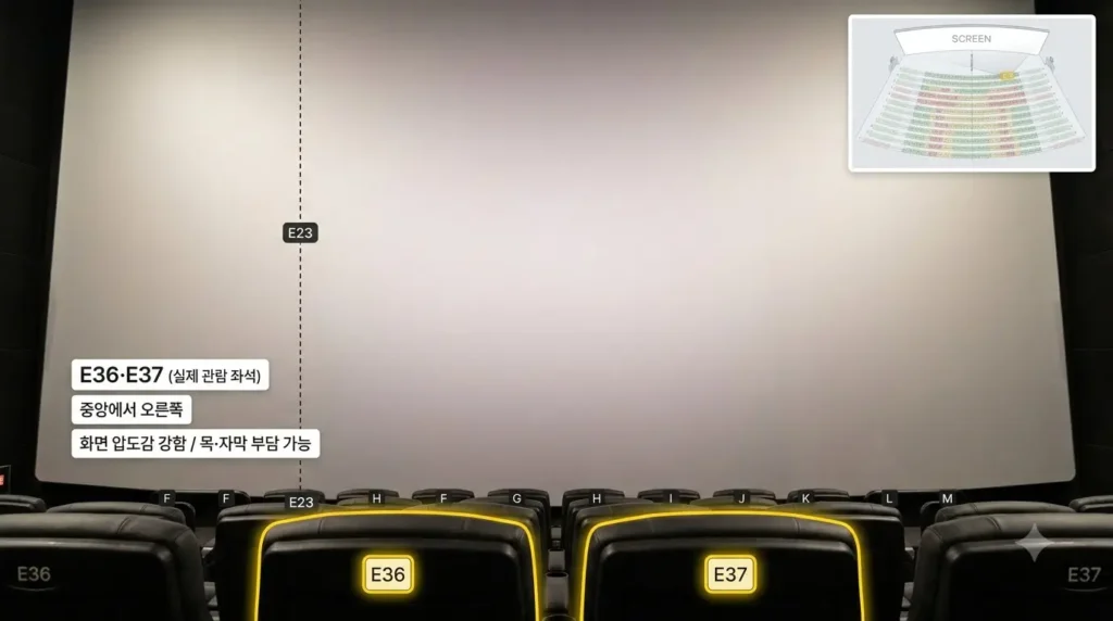 용산 IMAX 
E36
E37
실제시야