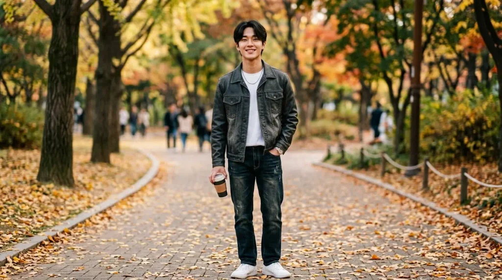남자 가을 레더 트러커 재킷 무신사 추천