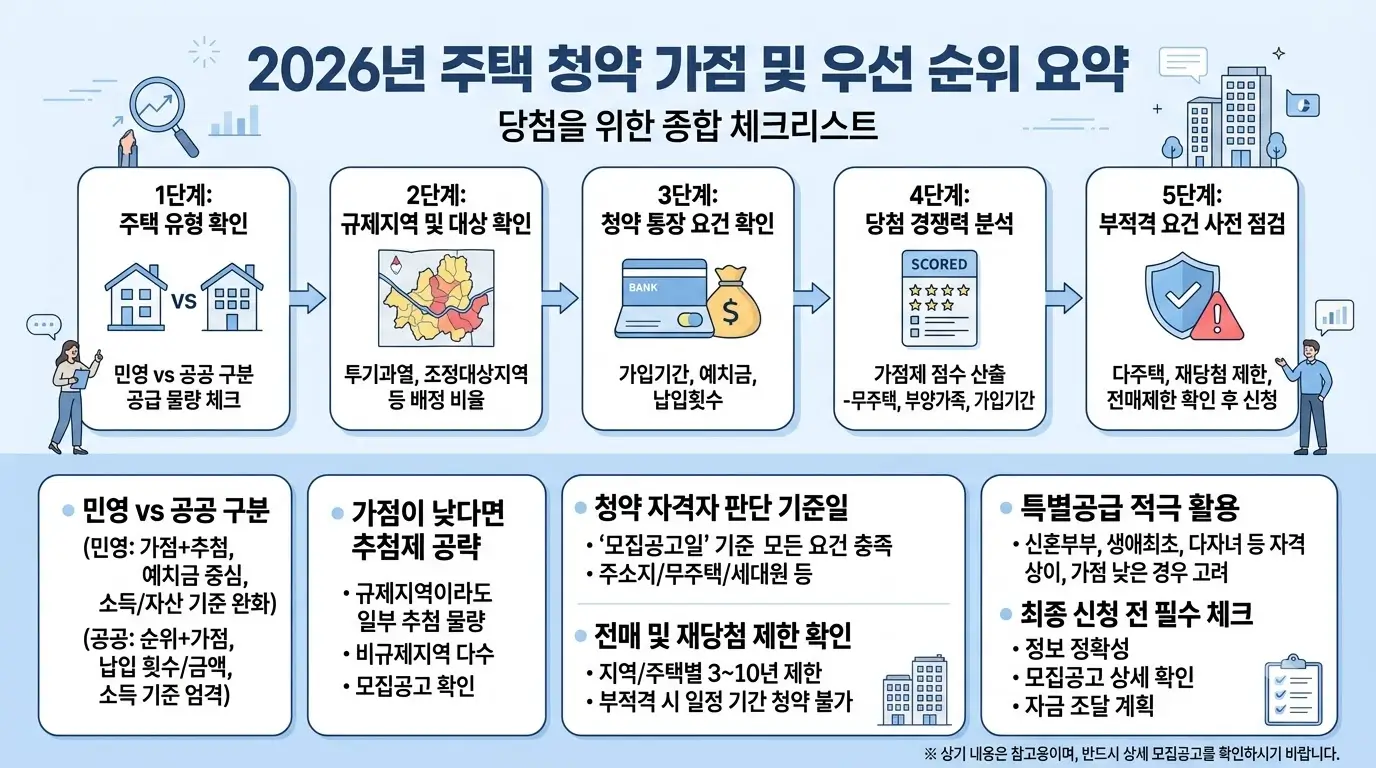 주택청약 1순위 조건