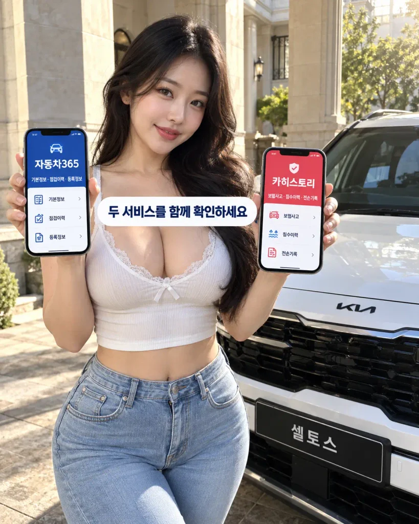 SUV 중고차 사고 침수 이력 조회 자동차365 카히스토리 비교 및 차량 수리 이력 확인 방법