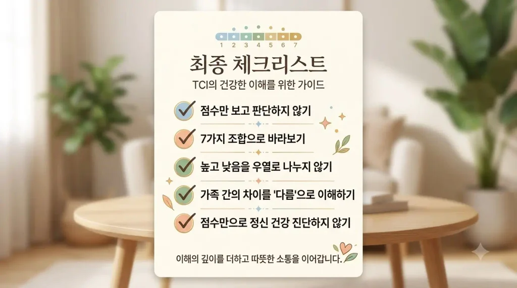 이호선 상담소 TCI 검사 결과 해석 핵심 정리