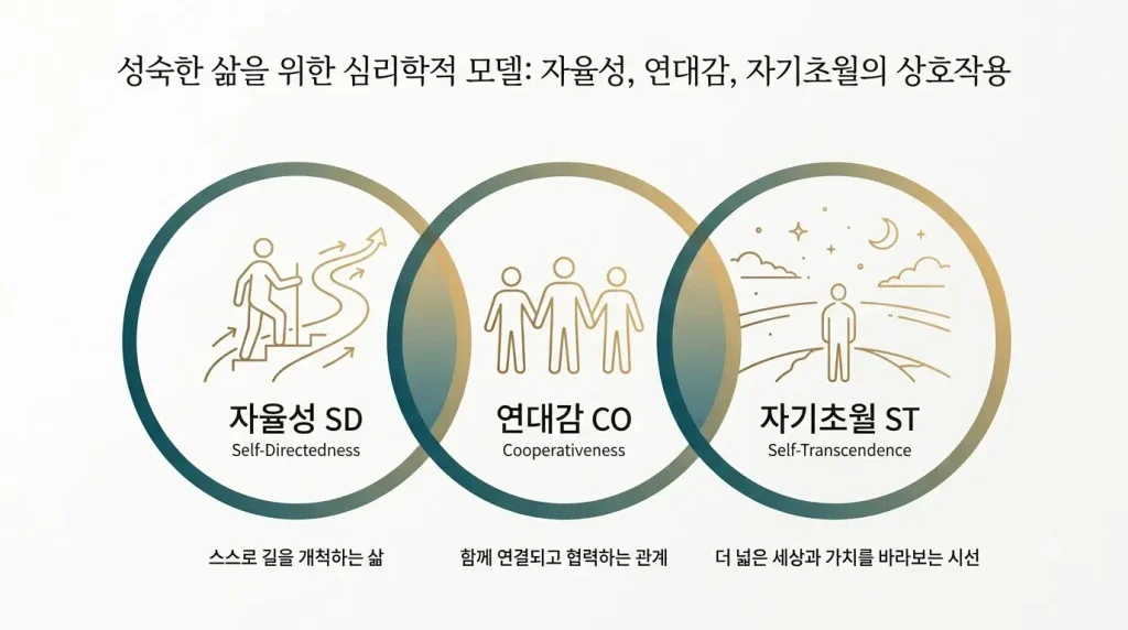 TCI 성격검사 자율성 연대감 자기초월 의미