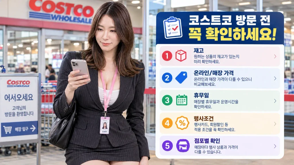 대형마트 할인행사 방문 전 재고 휴무일 온라인 매장 가격 체크리스트
