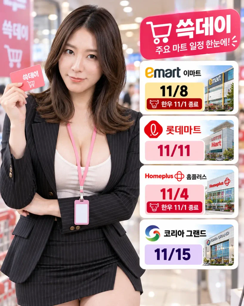 2026년 11월 대형마트 할인 FAQ 이마트 롯데마트 홈플러스 종료일