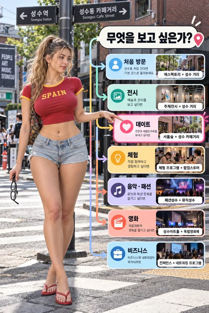 2026 크리에이티브X성수 하루 코스 방문 목적별 프로그램 추천