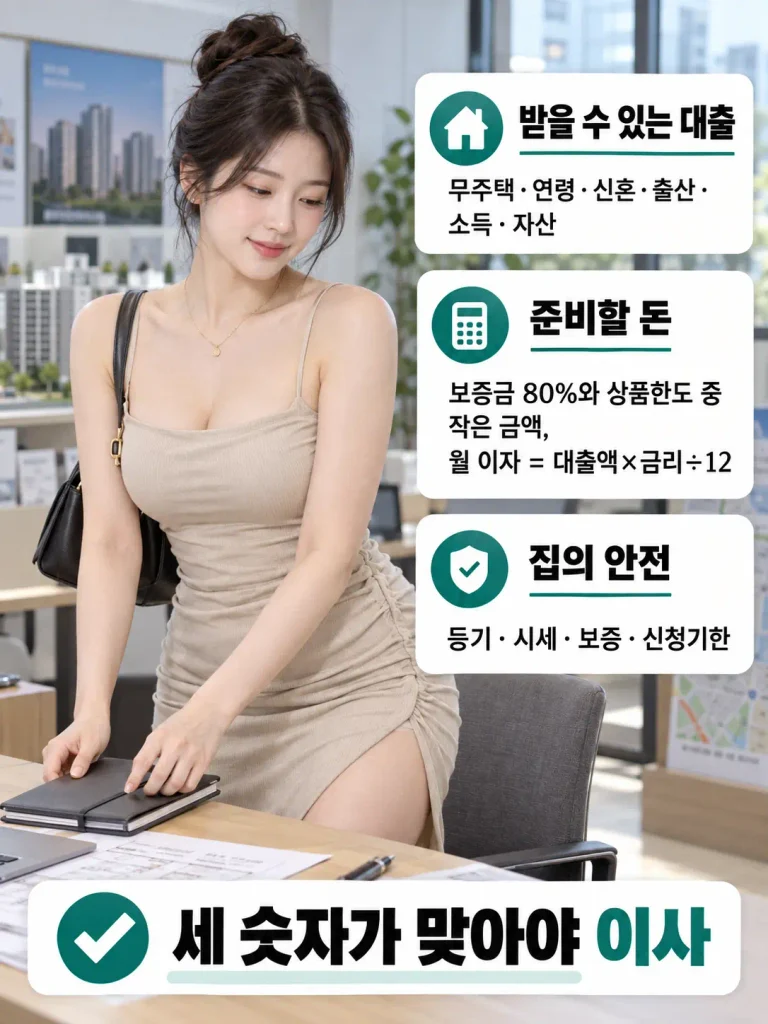전세대출 신청 전 대출한도 자기자금 안전성 최종 체크리스트