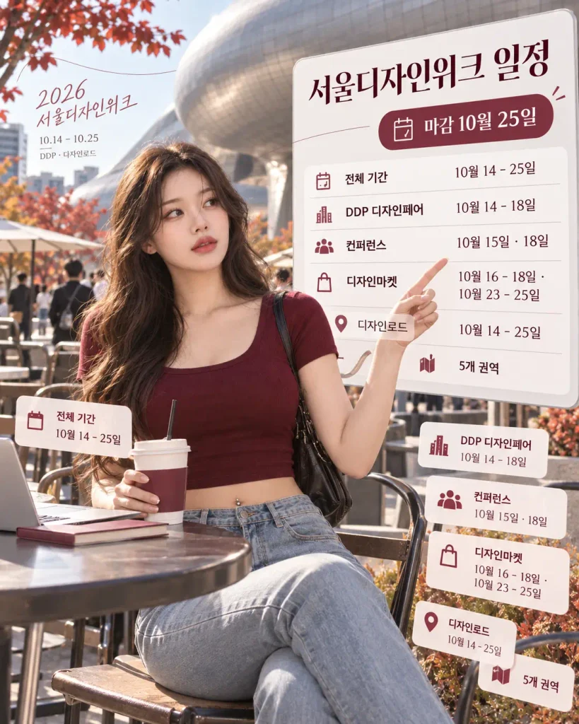 2026 서울디자인위크 일정 DDP디자인페어 디자인마켓 디자인로드 날짜 정리