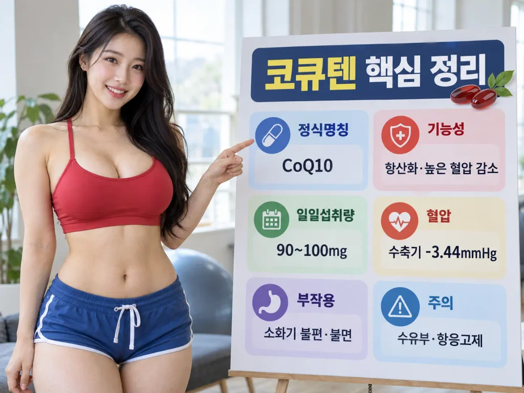 코큐텐 코엔자임Q10 효능 부작용 하루 섭취량 핵심 정리