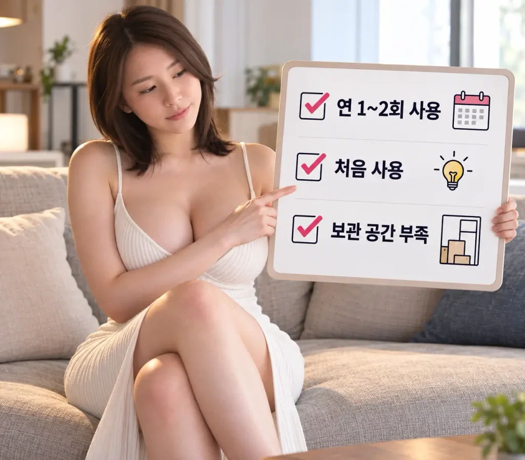소파 청소기 대여가 유리한 경우 체크리스트