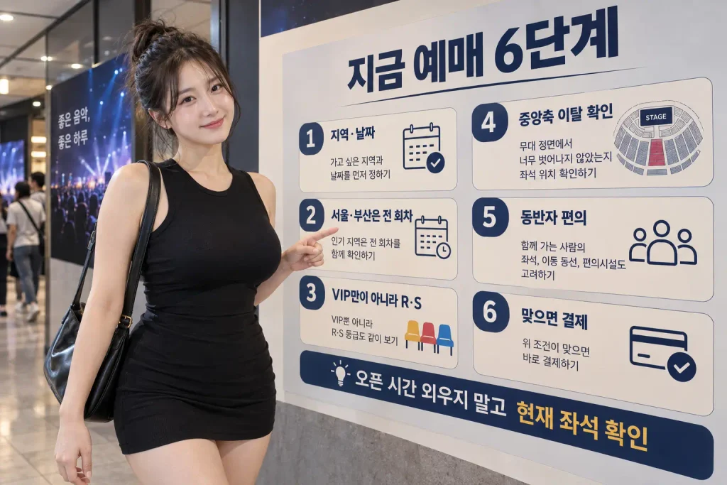 2026 조용필 콘서트 YES24 티켓 예매 방법 6단계