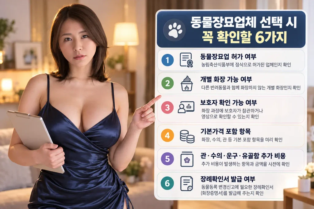 반려견 장례식장 선택 전 확인해야 할 6가지 체크리스트