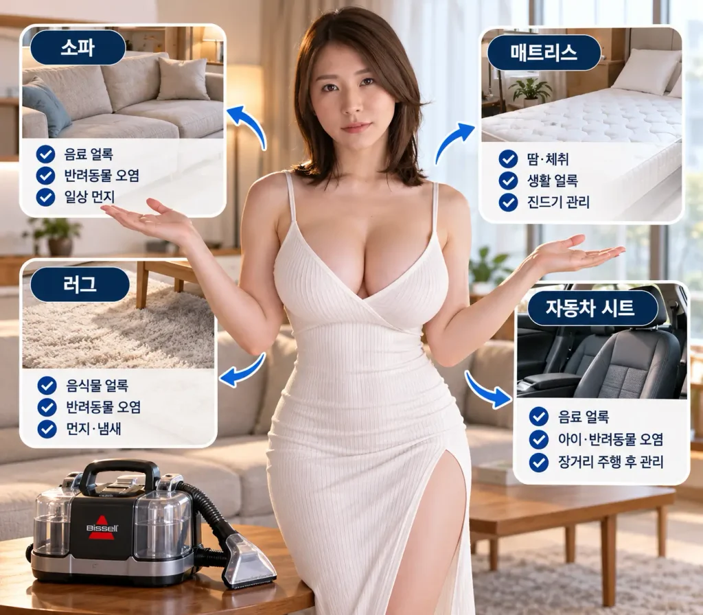 소파 청소기 구매 활용 범위 소파 매트리스 러그 자동차 시트