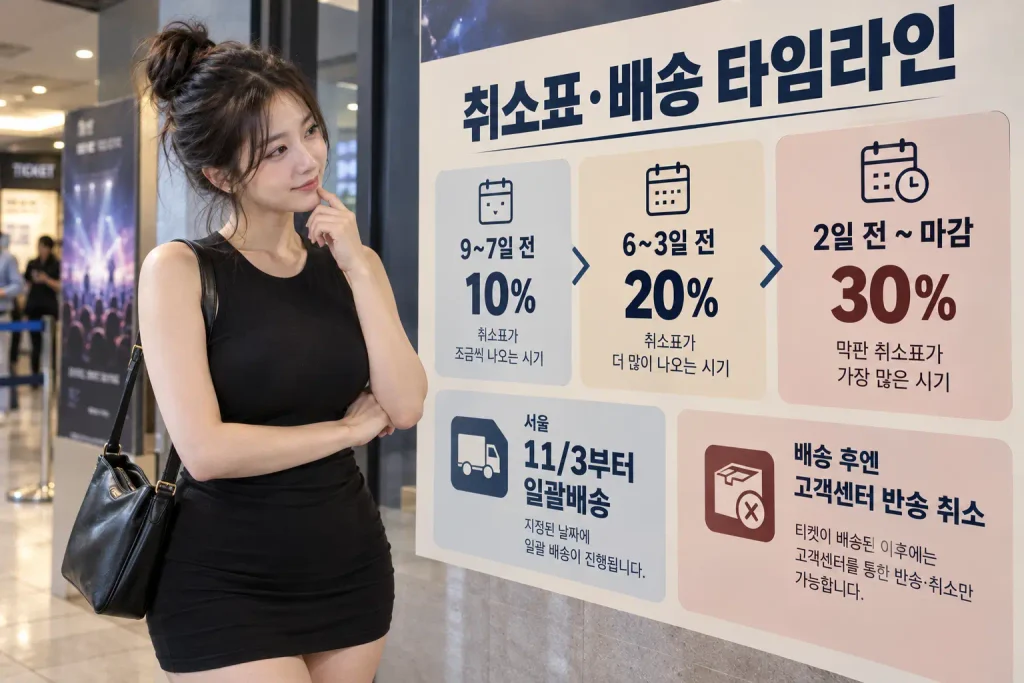 2026 조용필 콘서트 취소표 YES24 취소 수수료 티켓 배송