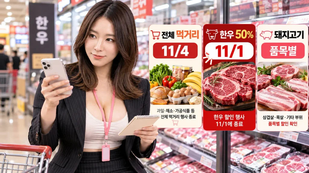 2026 홈플러스 11월 할인 한우 돼지고기 행사기간 멤버특가