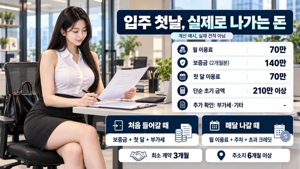 스파크플러스 1인 오피스 보증금 초기 비용 계약기간 사업자등록 조건