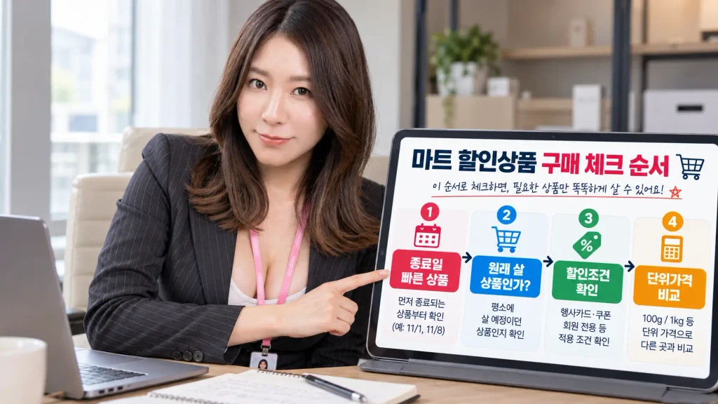 11월 대형마트 할인상품 구매 우선순위 종료일 할인조건 단위가격 비교