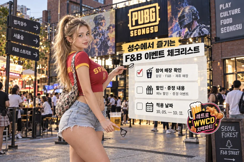 2026 테이스티성수 참여 매장 할인 먹거리 이벤트 확인