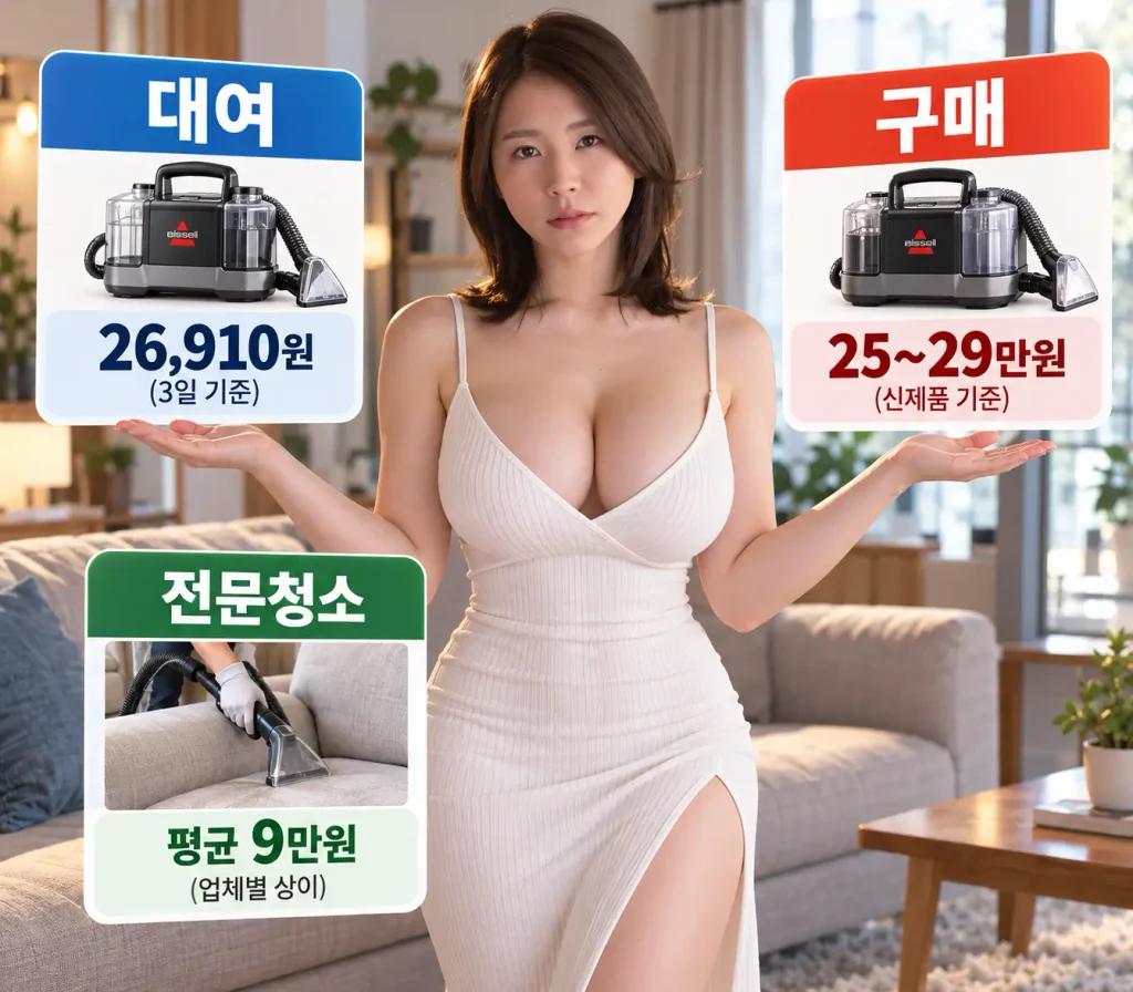 소파 청소기 대여 구매 전문업체 청소 비용 비교