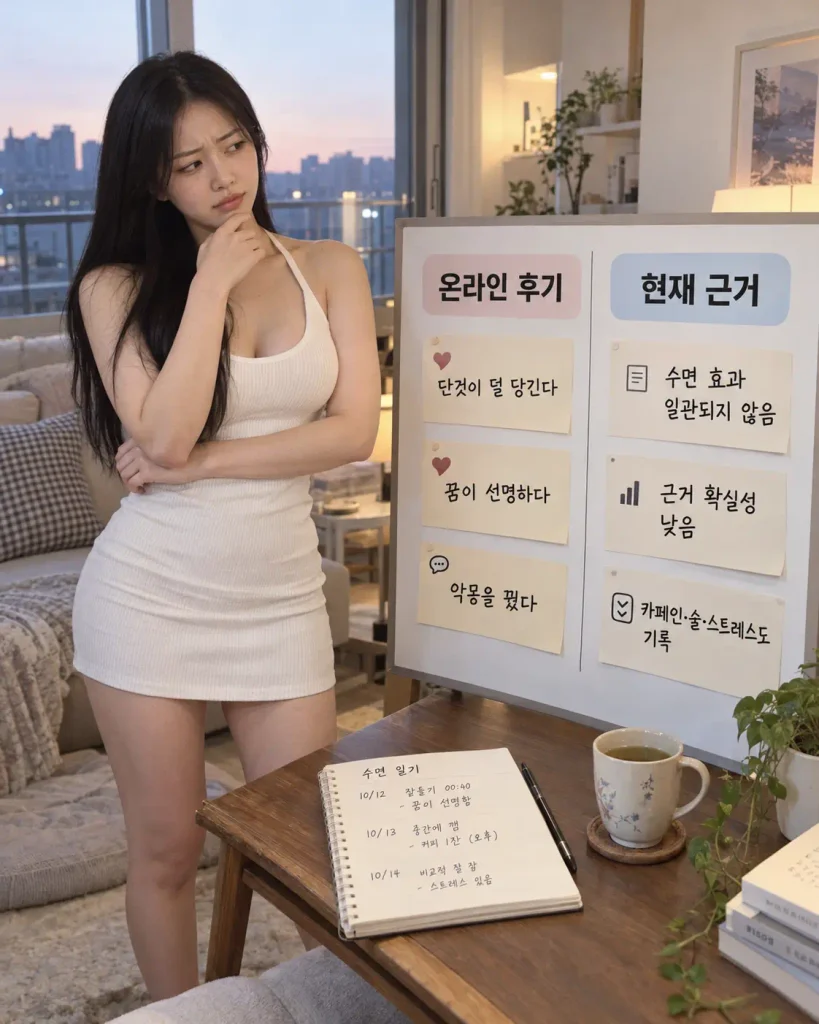 마그네슘 악몽 단것 당김 수면 효과 부작용 후기 근거